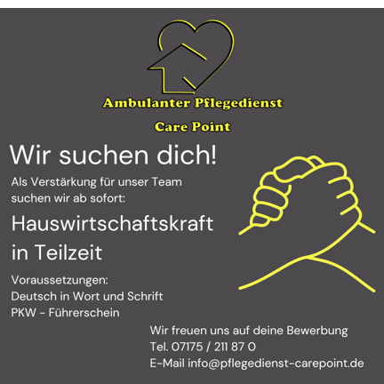 Hauswirtschaftskraft in Teilzeit